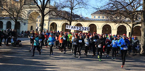 Start Neujahrslauf 2020 (Foto: Martin Schmitz)